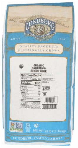 Lundberg Family Farms® Organic California Sushi Rice Perspective: front