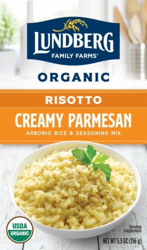 Lundberg Family Farms® Organic Risotto Creamy Parmesan Arborio Rice & Seasoning Mix Perspective: front