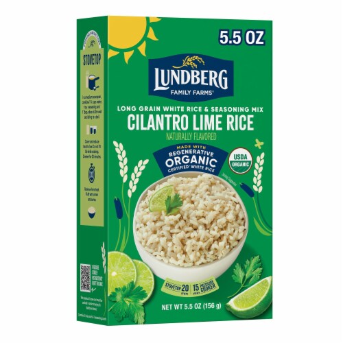 Lundberg Family Farms® Organic Cilantro Lime Rice Perspective: front