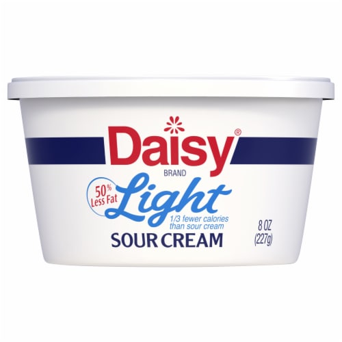 Daisy Pure and Natural Light Sour Cream Perspective: front