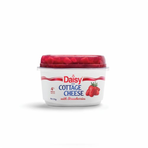 Daisy® 4% Cottage Cheese With Strawberries Perspective: front