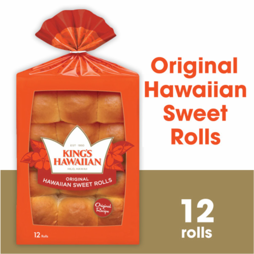 King&#39;s Hawaiian Original Sweet Rolls, 12 ct / 12 oz - Fred Meyer