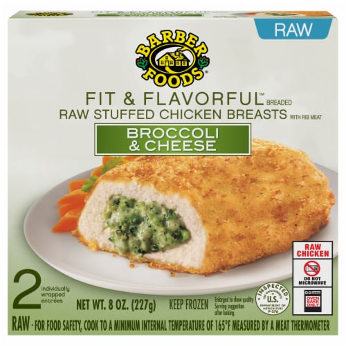 Barber Foods® Broccoli & Cheese Fit & Flavorful Stuffed Chicken Breasts Perspective: front