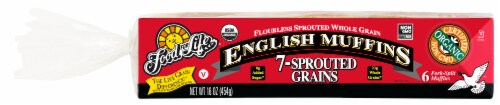 Food for Life® 7-Sprouted Grains English Muffins Perspective: front