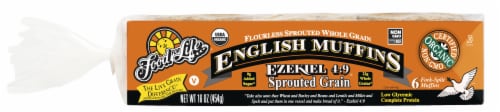 Food For Life® Ezekiel 4:9® Frozen English Muffins Perspective: front