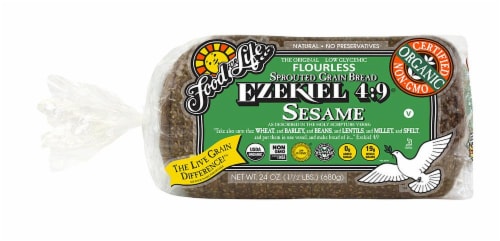 Food for Life® Ezekiel 4:9® Sprouted Grain Frozen Bread Perspective: front