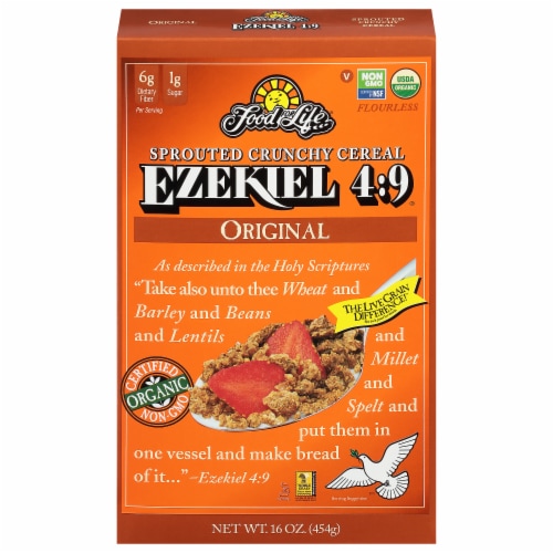 Food for Life® Ezekiel Sprouted Organic Cereal Perspective: front