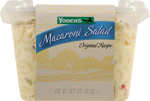 Yoder's Original Recipe Macaroni Salad Perspective: front