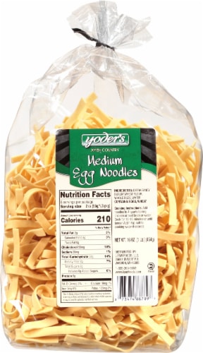 Yoder's Amish Medium Egg Noodles Perspective: front
