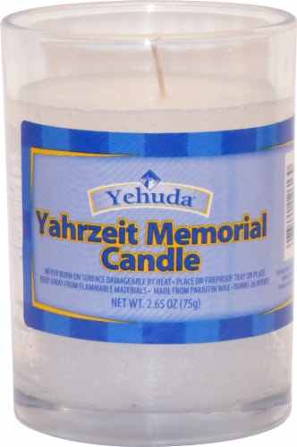 Yehuda® Yahrzeit Memorial Candle, 2.47 oz - Ralphs