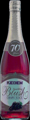 Kedem Sparkling Blush Grape Juice Perspective: front