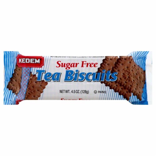 Kedem Sugar Free Plain Tea Biscuit Perspective: front