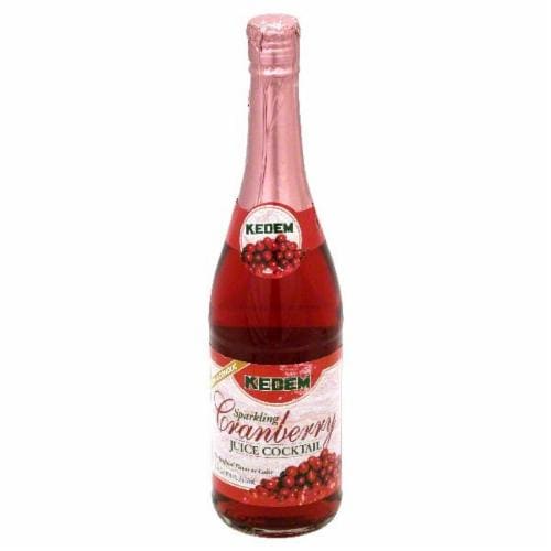 Kedem Sparkling Cranberry Juice Perspective: front