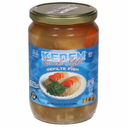 Kedem® Israeli Style Gefilte Fish Perspective: front