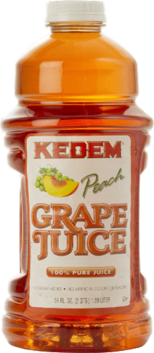 Kedem® Peach Grape Juice Perspective: front
