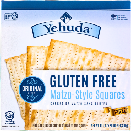 Yehuda Gluten Free Matzo-Style Squares Perspective: front