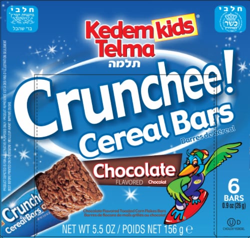 Kedem Crunchee! Chocolate Cereal Bars Perspective: front