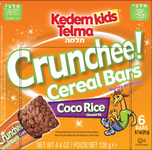 Kedem Kids Coco Rice Crunchee! Cereal Bars Perspective: front