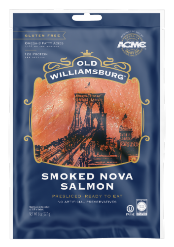 Old Williamsburg™ Smoked Nova Salmon Perspective: front