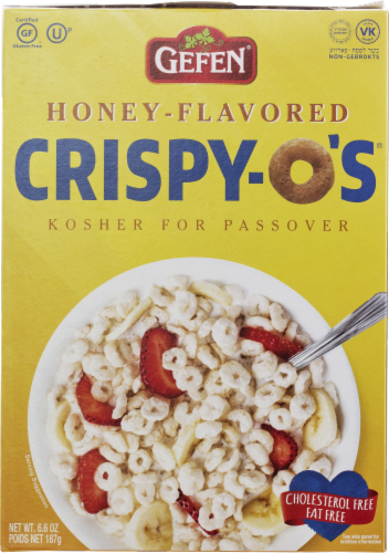 Gefen® Honey-Flavored Crispy-O's® Cereal Perspective: front