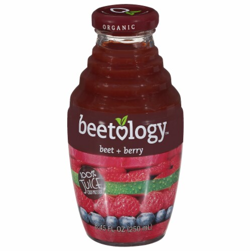 Beetology™ Beet + Berry Cold Pressed Juice Perspective: front