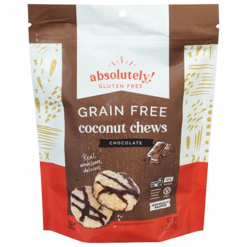 Absolutely! Gluten Free Grain Free Chocolate Coconut Chews Perspective: front