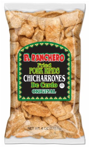 El Ranchero Original Fried Pork Rinds Perspective: front