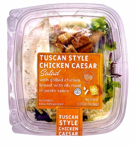 Hearthside Chicken Caesar Ready To Eat Salad Perspective: front