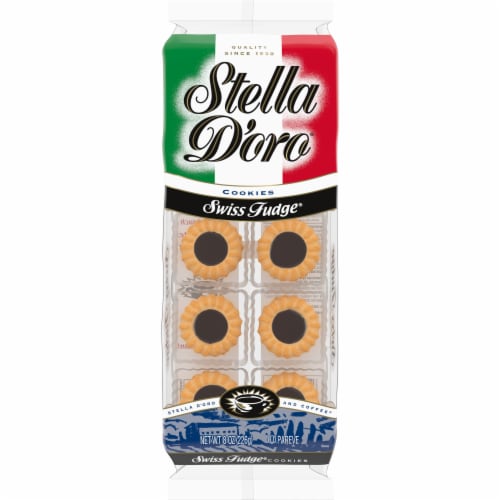 Stella D'oro Cookies, Swiss Fudge, 8 Oz Perspective: front