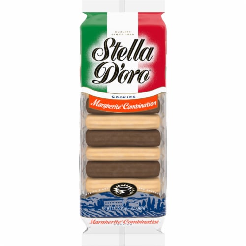 Stella D'oro Cookies, Margherite Combination Chocolate & Vanilla Cookies, 12 Oz Perspective: front