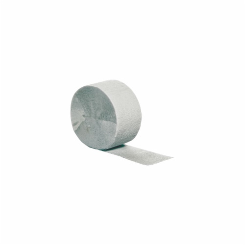 Creative Converting Everyday Party Streamer - Shimmering Silver Perspective: front