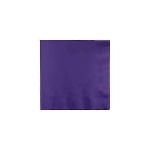 Creative Converting Lunch Napkins - Purple Perspective: front
