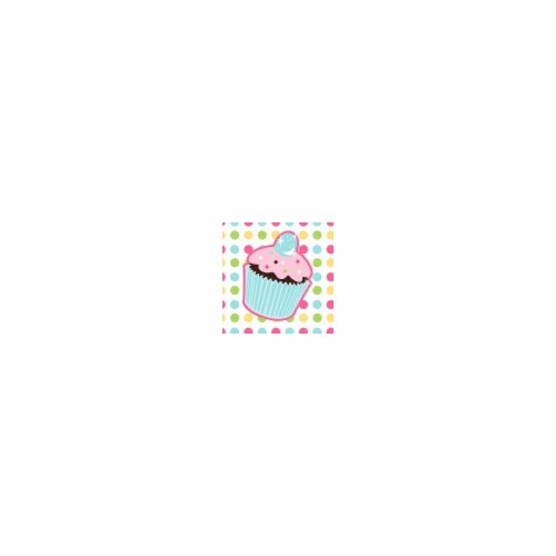 Creative Converting 655011 Sweet Treats - Beverage Napkins - Case of 192 Perspective: front