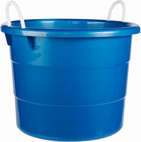 Fred Meyer Homz Rope Handle Tub Blue 18 Gallon 18 Gallon