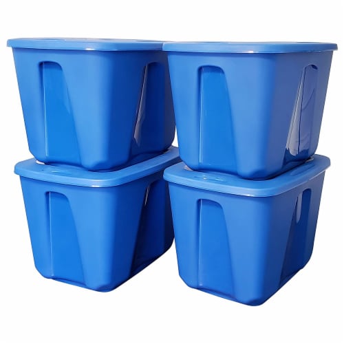 Sterilite 8.25x12.25x15 In Storage Bin w/ Carry Through Handles, Clear (12  Pack), 1 Piece - Kroger