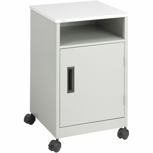 Safco Steel Compact Machine Stand - 200 lb Load Capacity - Hinged Door - 27.4 Safco Steel Compact Machine Stand - 200 lb Load Capacity - Hinged Door - 27.4