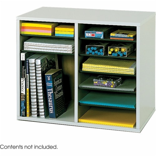Safco Literature Sorter/Organizer 9420GR Perspective: front