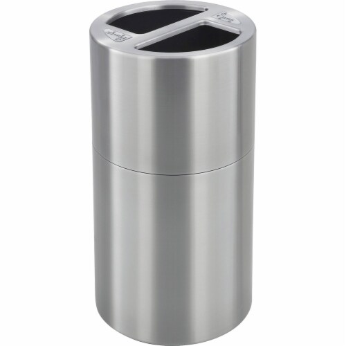 Safco Dual Recycling Receptacle - 30 gal Capacity - 32.5 Safco Dual Recycling Receptacle - 30 gal Capacity - 32.5