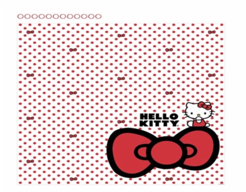Hello Kitty Shower Curtain With Hooks Perspective: front