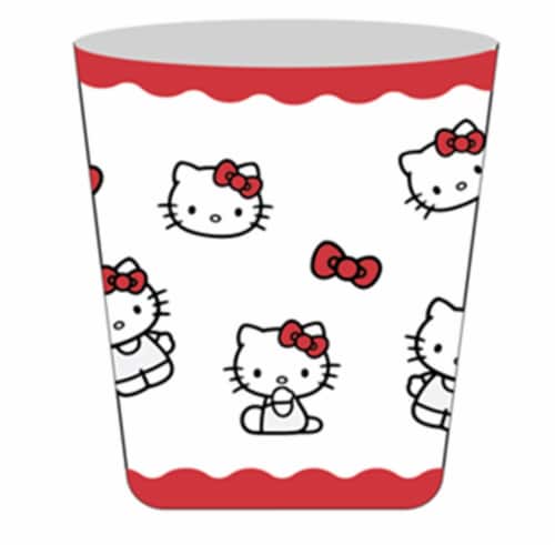 Hello Kitty Wastecan Perspective: front