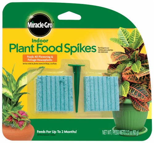 Miracle-Gro Indoor Plant Food Spikes Perspective: front