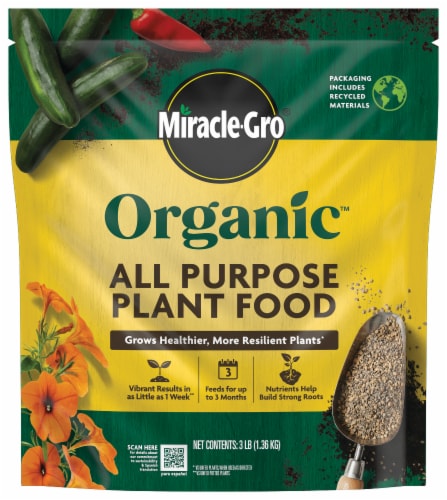 Miracle Gro® Organic™ All Purpose Plant Food Perspective: front