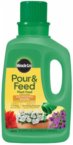 Miracle-Gro Pour & Feed Plant Food Perspective: front