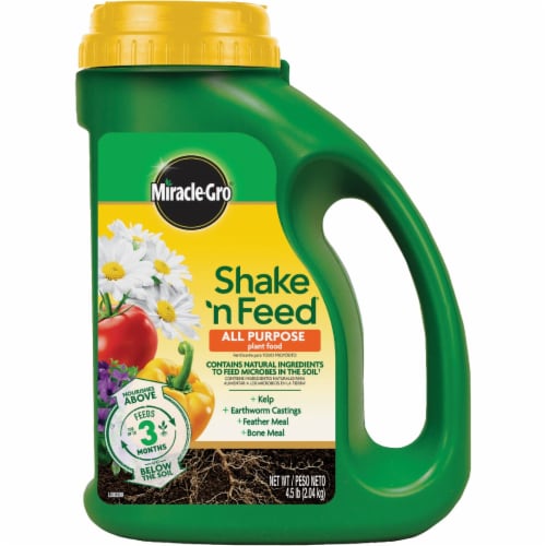 Miracle-Gro® Shake 'n Feed All-Purpose Dry Plant Food Perspective: front