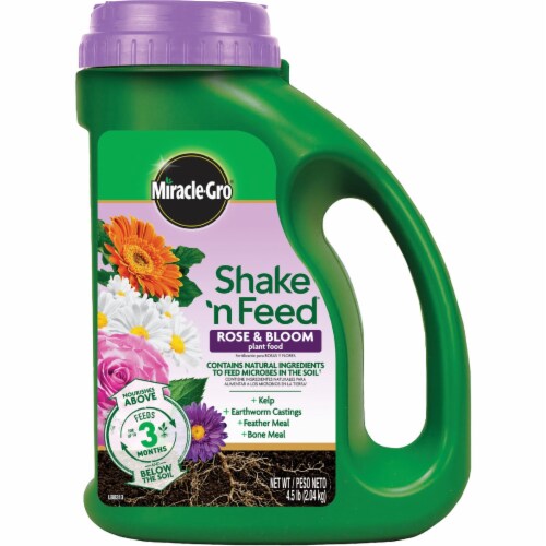 Miracle-Gro® Shake 'n Feed® Rose & Bloom Dry Plant Food Perspective: front