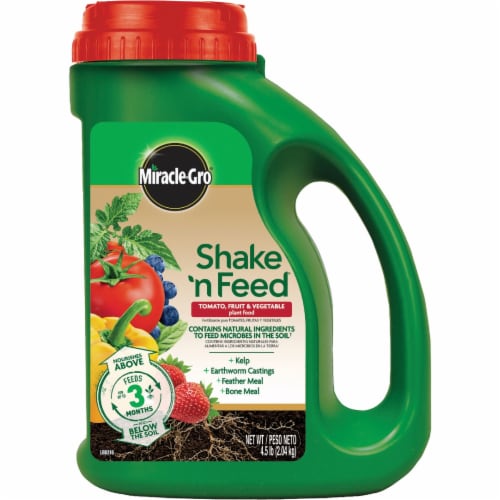 Miracle-Gro® Shake 'N Feed® Tomato Fruit and Vegetable Plant Food Perspective: front