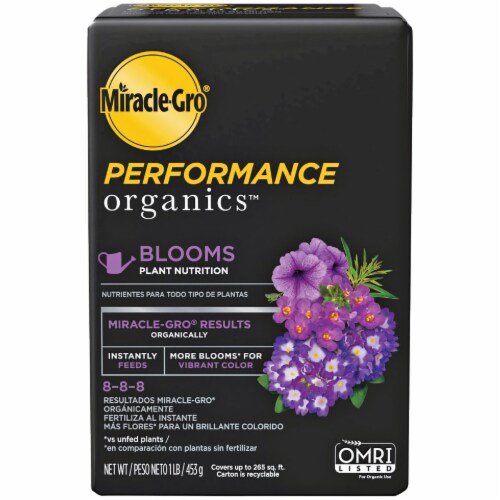 MIRACLE-GRO PERF ORG BLOOM WS 1LB/6 Perspective: front