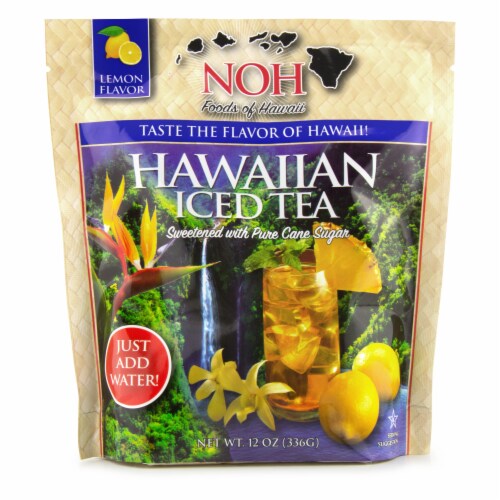 NOH Lemon Hawaiian Iced Tea Mix Perspective: front