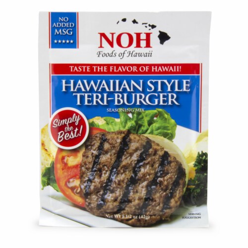 NOH Hawaiian Teri-Burger Seasoning Mix Perspective: front