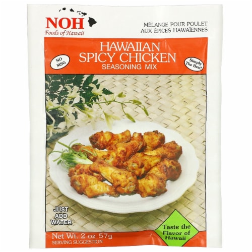 NOH of Hawaii Hawaiian Spicy Chicken Seasoning Perspective: front